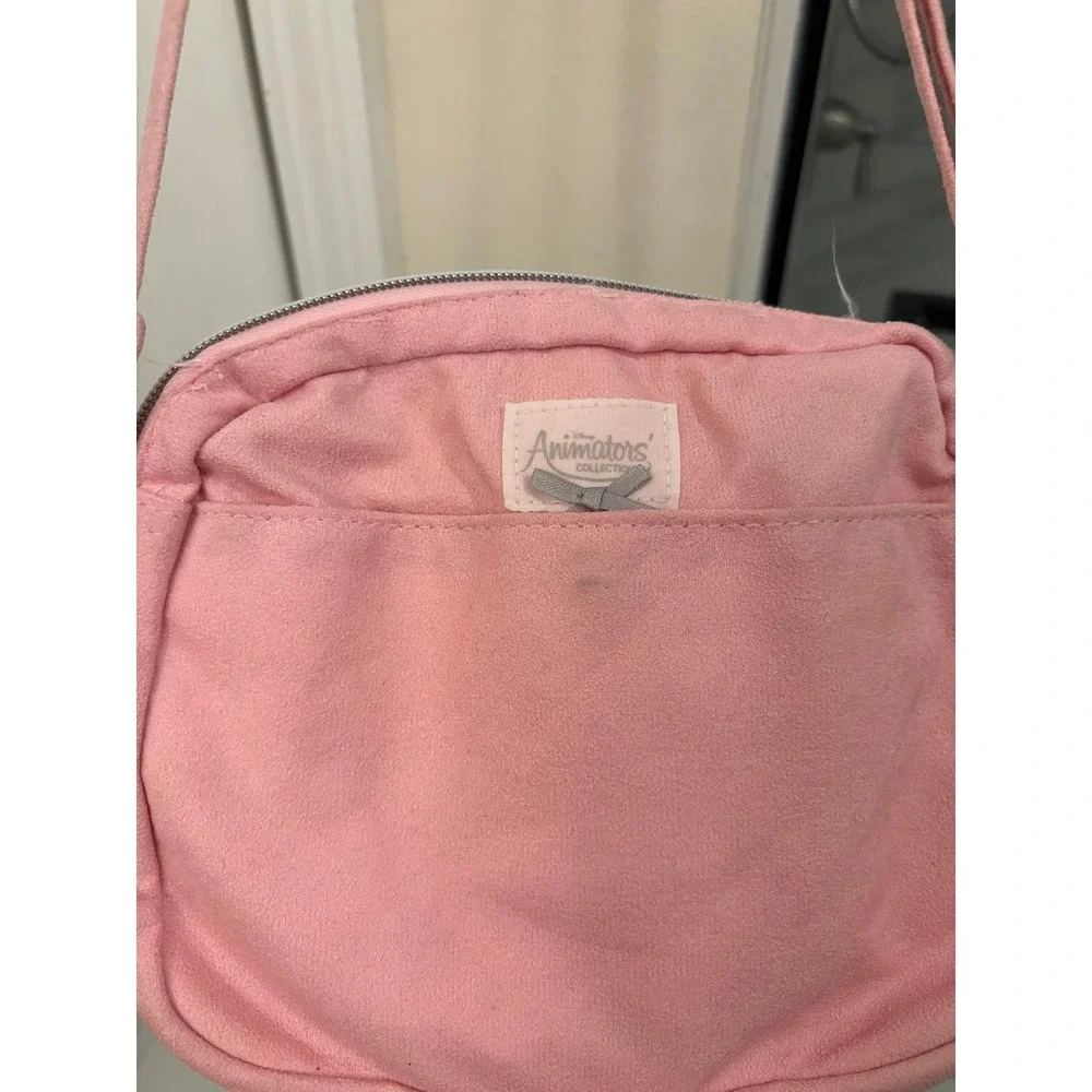 Disney Store Alice in Wonderland Plush Crossbody Bag Pink Y2K